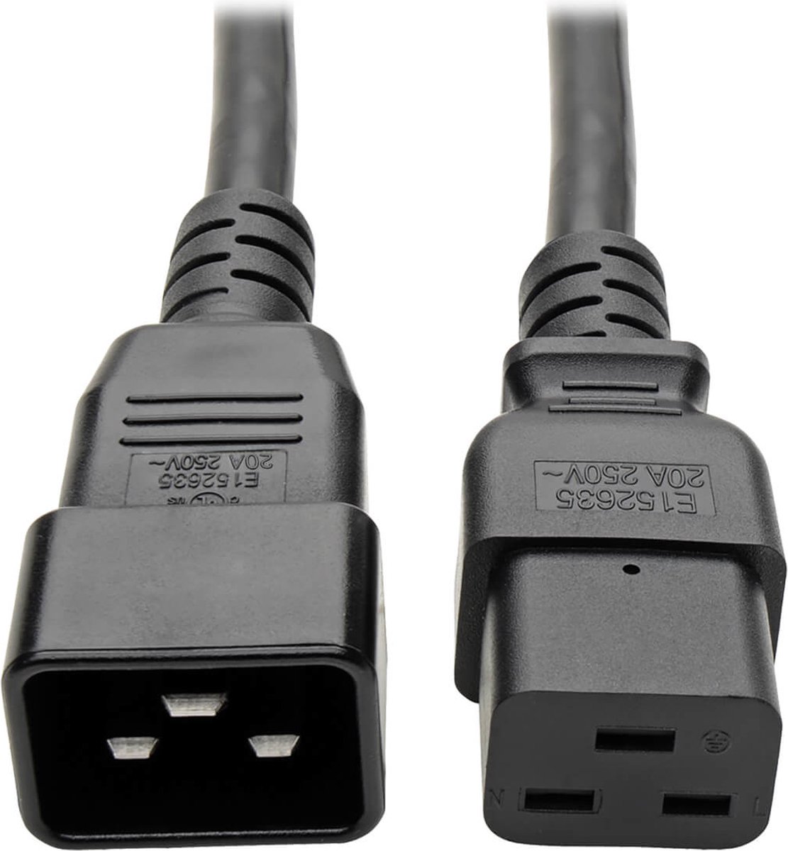 Tripp Lite P036-006 electriciteitssnoer Zwart 1,83 m C19 stekker C20 stekker