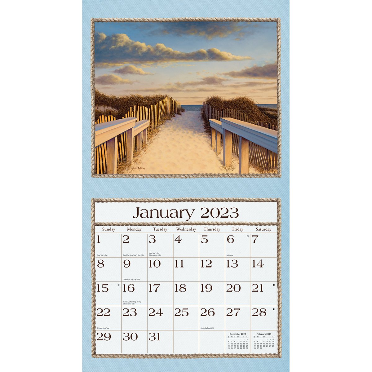 Seaside 2023 Wall Calendar, Lang 9781469424118 Boeken