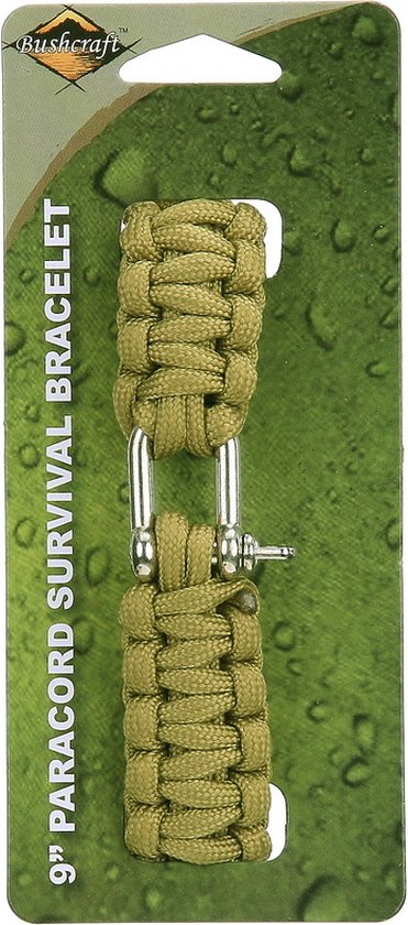 Paracord Armband Iron Buckle (Swamp green) - BCB Adventure