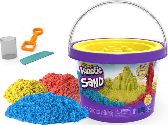 Kinetic Sand, Sachet de 2,5 kg de entièrement Naturel Brun pour mélanger, sculpter et créer, pour Les Enfants à partir de 3 Ans : Kinetic Sand