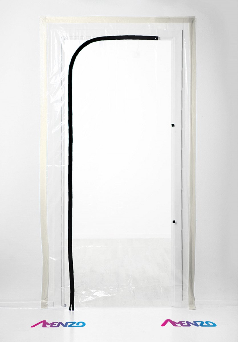 Easydek Stofdeur Met Rits 120 X 240 Cm 653010
