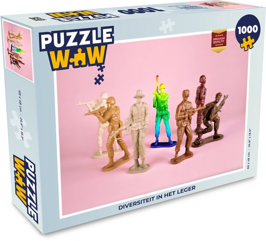 Puzzel Diversiteit in het leger - Legpuzzel - Puzzel 1000 stukjes  volwassenen | bol.com
