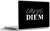 Autocollant pour ordinateur portable - 11,6 pouces - Citations - Proverbes - Carpe diem - Saisir le jour - 30x21cm - Autocollants pour ordinateur portable - Skin pour ordinateur portable - Housse