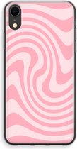 Case Company® - Hoesje geschikt voor iPhone XR hoesje - Swirl Roos - Soft Cover Telefoonhoesje - Bescherming aan alle Kanten en Schermrand