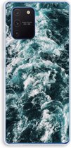Case Company® - Hoesje geschikt voor Samsung Galaxy Note 10 Lite hoesje - Zee golf - Soft Cover Telefoonhoesje - Bescherming aan alle Kanten en Schermrand