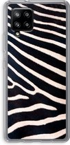 Case Company® - Hoesje geschikt voor Samsung Galaxy A42 5G hoesje - Zebra - Soft Cover Telefoonhoesje - Bescherming aan alle Kanten en Schermrand