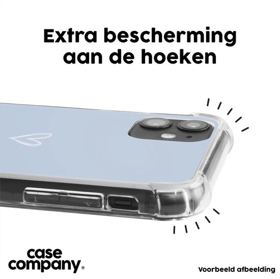 Telefoonhoesje met extra bescherming aan de hoeken.