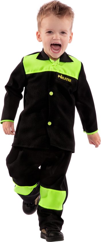 Foto: Nederlands politiepakje baby peuter maat 92