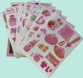 Bullet Journal Stickers - Planner Agenda Stickers - 50 vellen- Manga - Pink - Roze - Cute - Kawaii - Vaporwave - Stickervellen - Scrapbook stickers - Bujo stickers - Stickers volwassenen en kinderen