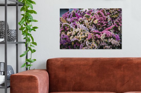 Une forêt avec la statice sur toile fleur 60x40 cm - Tirage photo sur toile (Décoration murale salon / chambre)