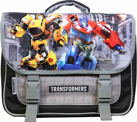 Transformers garçons cartable cartable cartable sac à dos 34x14x38 noir |  bol.com