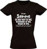 Sanne Dames t-shirt | verjaardagkado | verjaardag kado | grappig | jarig | cadeau | Zwart
