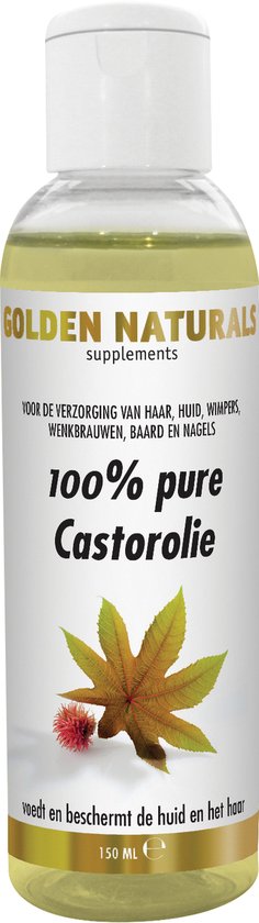 Golden Naturals 100% pure Castorolie (150 milliliter)