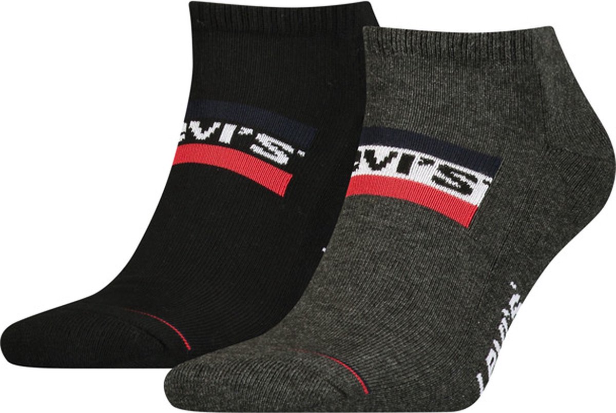 Sneakersokken met logo – Mid – 35-38 Zwart