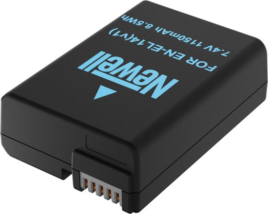 Newell Nikon EN-EL14 Li-ion accu 1150mAh 7,4V vervangende batterij voor D3100 D3200 D5100 camera