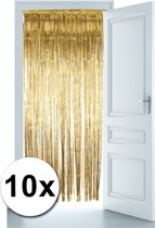 Gouden deur gordijnen 10x
