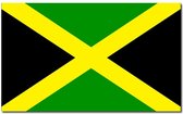 Vlag Jamaica 90 x 150 cm feestartikelen - Jamaica landen thema supporter/fan decoratie artikelen