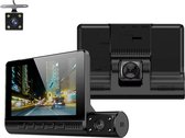 Bol.com YQB Dashcam Full HD Voor Auto - Taxi en Uber rijders - Voor en Achter Camera G-Sensor - aanbieding