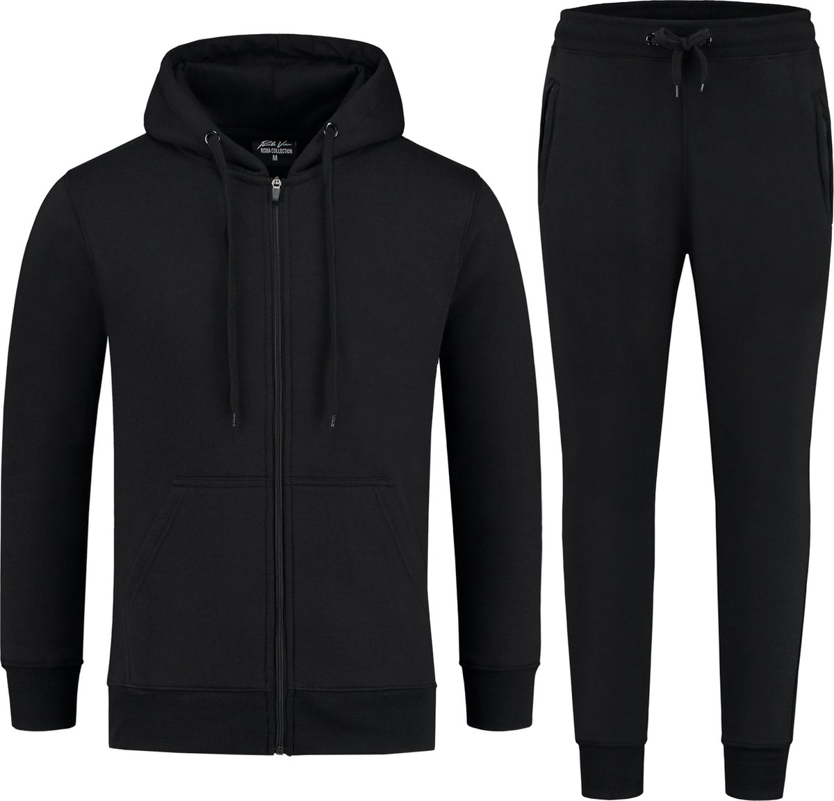 Paulo Vici Tracksuit - Trainingspak heren - Joggingpak - Zwart