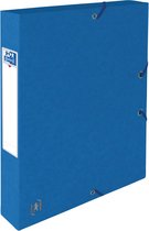 Elastobox oxford top file+ a4 40mm blauw | 1 stuk | 9 stuks