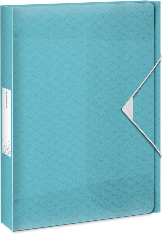 Esselte Colour'Breeze A4 Documentenbox voor 200 Vellen - Dosiermap met een Rugbreedte van 25mm - Blauw - Esselte