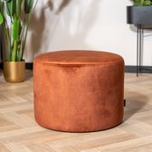 Bronx71® Pouf en velours Beau cuivre