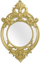 Klassieke spiegel - Gouden decoratie - Resin - 59,3 cm hoog