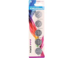 Grundig Knoopcelbatterijen Cr2450 500 Mah 5 Stuks