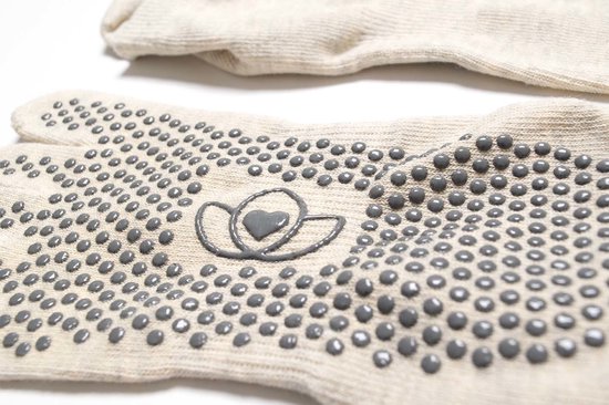 Yoga sokken antislip ecru - Lotus van Lotus — afbeelding 2
