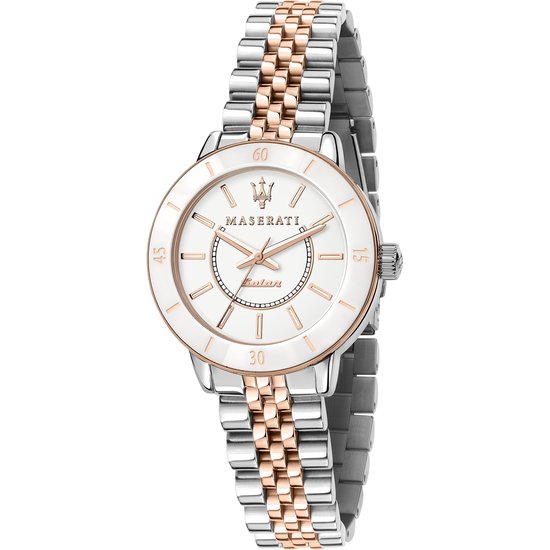 Maserati Dames Watches analoog zonne One Size Zilverwit 32016052