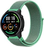 Strap-it Smartwatch bandje nylon - geschikt voor Xiaomi Mi Watch / Xiaomi Watch S1 / Watch S1 Pro / Watch 2 Pro - Active - mint