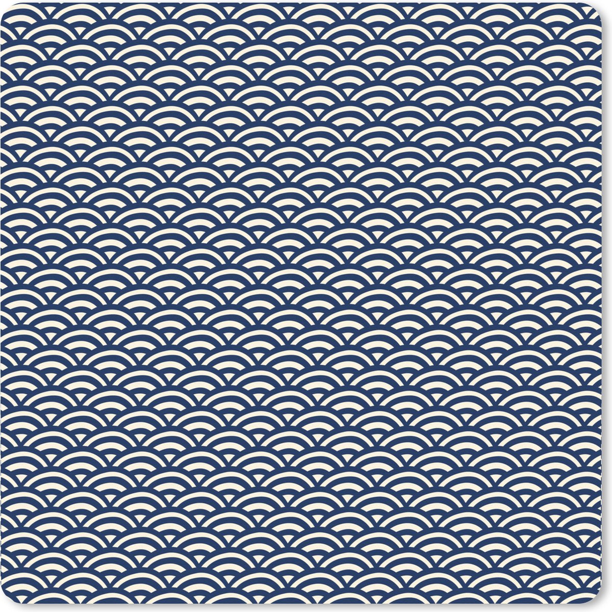 Muismat XXL 60x60 cm - Bureau onderlegger - Bureau mat Japan - Boog - Patronen - Bureaumat - Gaming mousepad xl - Bureaulegger groot - Computer deskmat