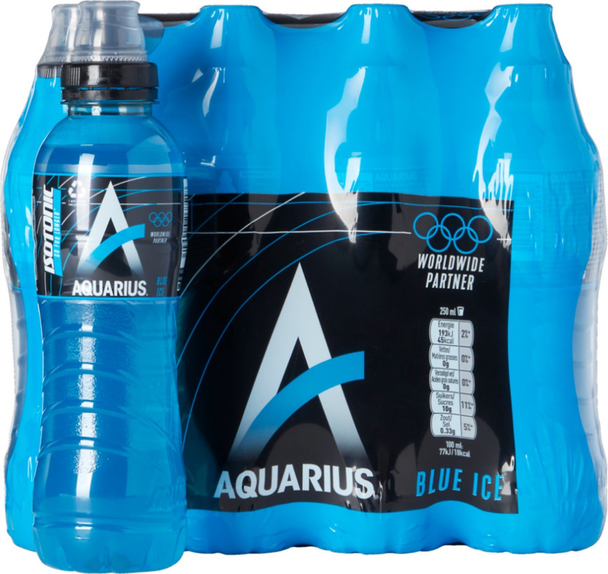 Aquarius Isotonic Blue Ice - Petfles 12 x 500 ml | bol.com