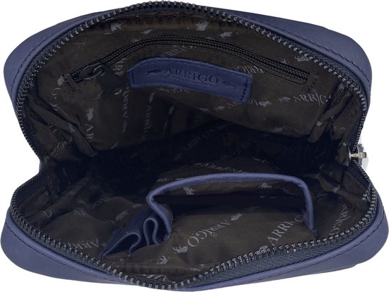 Ruschen Schoudertas voor heren van vintage canvas, premium herentas