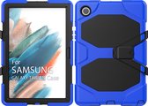 Case2go - Tablet hoes geschikt voor Samsung Galaxy Tab A8 (2022 & 2021) - 10.5 Inch - Extreme Armor Case - Donker Blauw