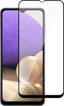Case2go - Screenprotector voor Samsung Galaxy A33 - Full Cover - Screenprotector - Gehard Glas - Zwart