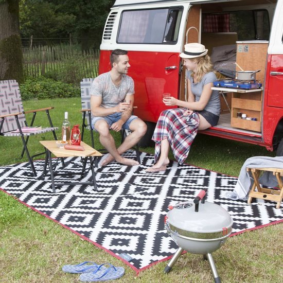 Bo-Camp - Urban Outdoor - Chill mat - Lewisham - L - Zwart/Wit van Bo-Camp — afbeelding 5