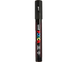 Verfstift Posca PC5M M zwart