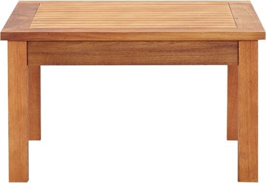 Table de jardin 60x60x36 cm bois d'acacia massif