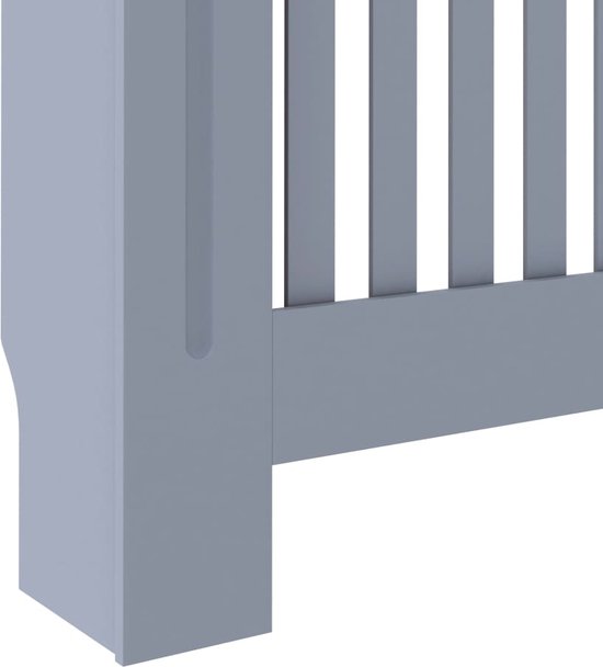 vidaXL Radiatorombouw 112x19x81.5 cm MDF wit