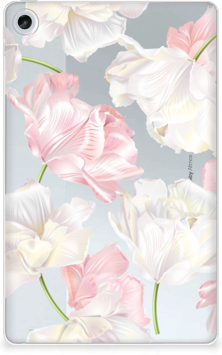 Lenovo Tab M10 Plus (3e generatie) Siliconen Hoesje Lovely Flowers