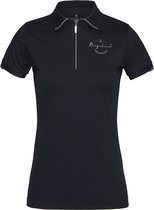 Kingsland KLNaina Dames Micro Polo Shirt - maat L - Navy