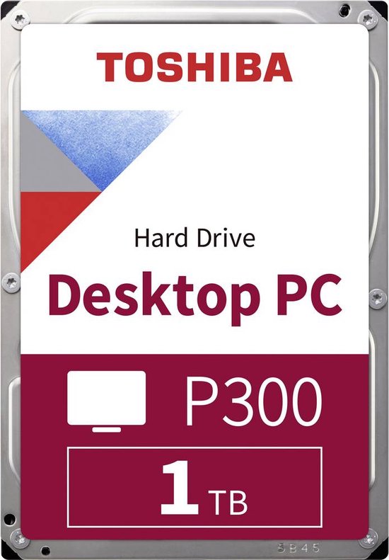 Toshiba P300 1 TB Harde schijf (3.5 inch) SATA III HDWD110UZSVA Bulk