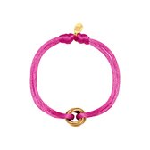 NOFI Store- Yehwang - Armband - Ring - Satin Knot - Fuchsia