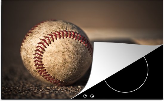 Foto: Kitchenyeah inductie beschermer 80 2x52 2 cm versleten klassieke honkbal kookplaataccessoires afdekplaat voor kookplaat inductiebeschermer inductiemat inductieplaat mat