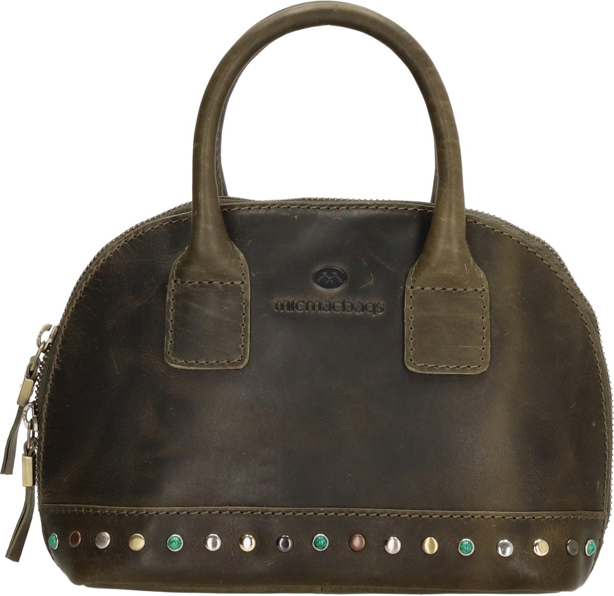 Micmacbags Masterpiece Handtas Olijfgroen