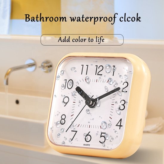 Douche klok (2022 Model) Badkamerklokje Badkamer Klok Waterdicht