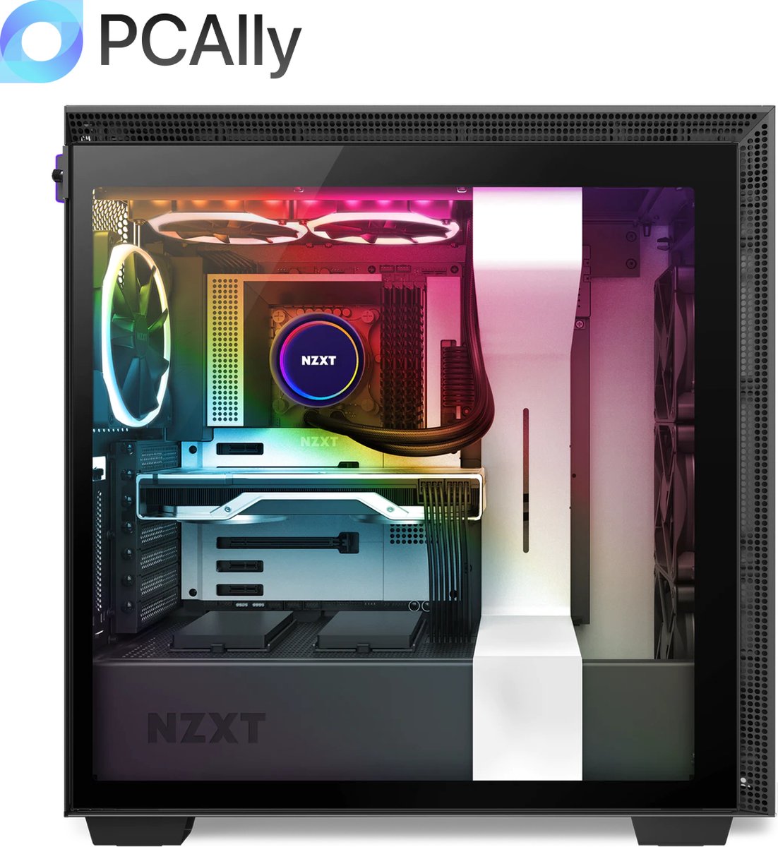 PCAlly NZXT Pro Build - Game PC - i9 12900K - RTX 4090 - 32 GB RAM - 2000 GB SSD