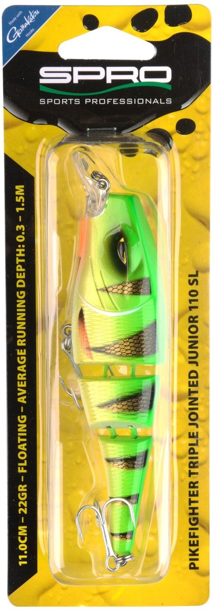 Spro Pikefighter Triple Jointed SL - 11 cm - UV perch