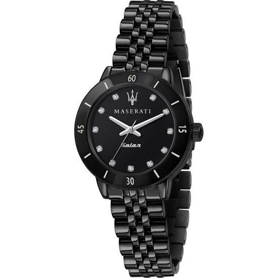 Maserati Dames Watches analoog zonne One Size Zwart 32016052